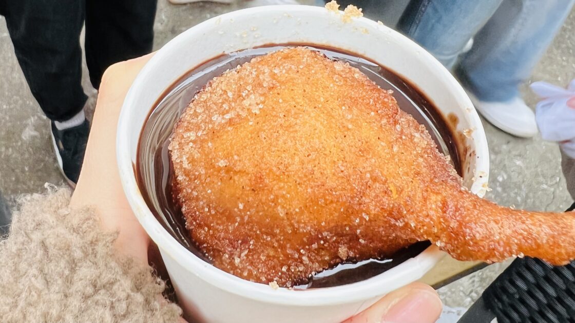 ブニュエロスの屋台写真