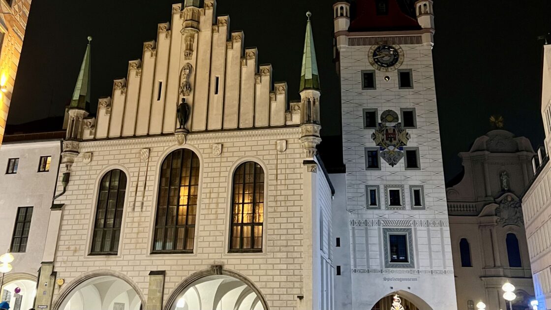 ドイツの南部のミュンヘンの建物
