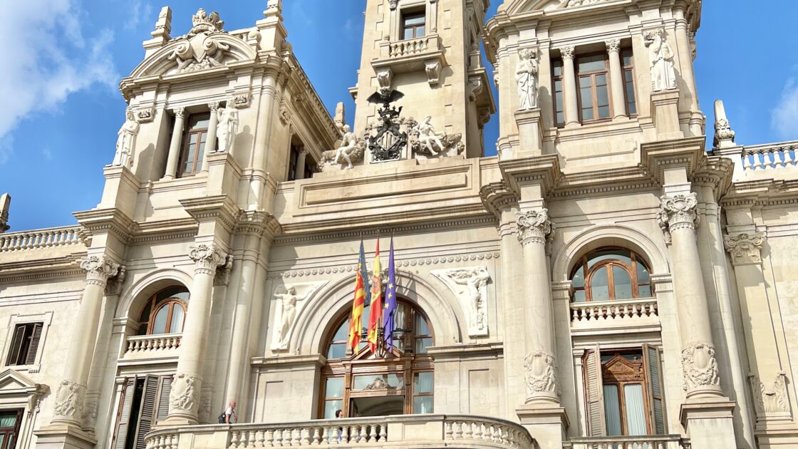 スペインのバレンシアの市庁舎