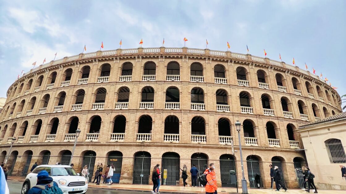 スペインのバレンシアの闘技場