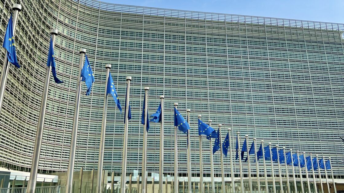 ベルギーの首都ブリュッセルのEUの建物