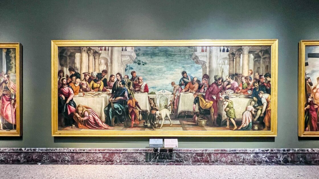 イタリアのファッションの街ミラノの絵画