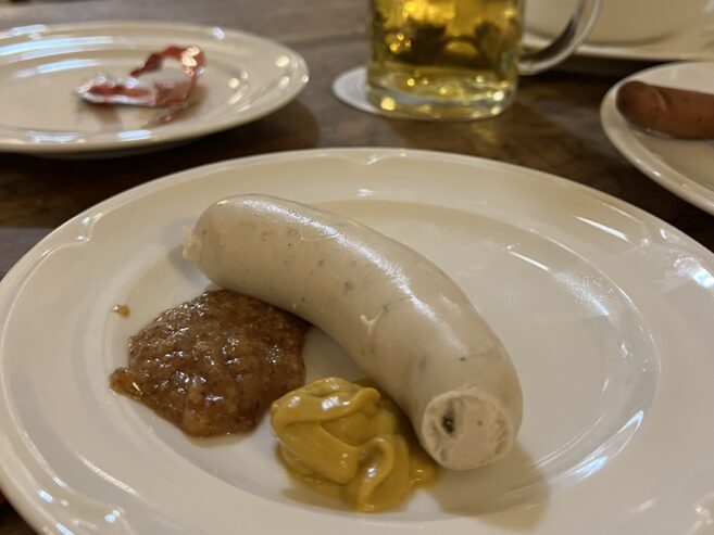 ドイツ・ミュンヘン（Munich, Germany）白いソーセージ