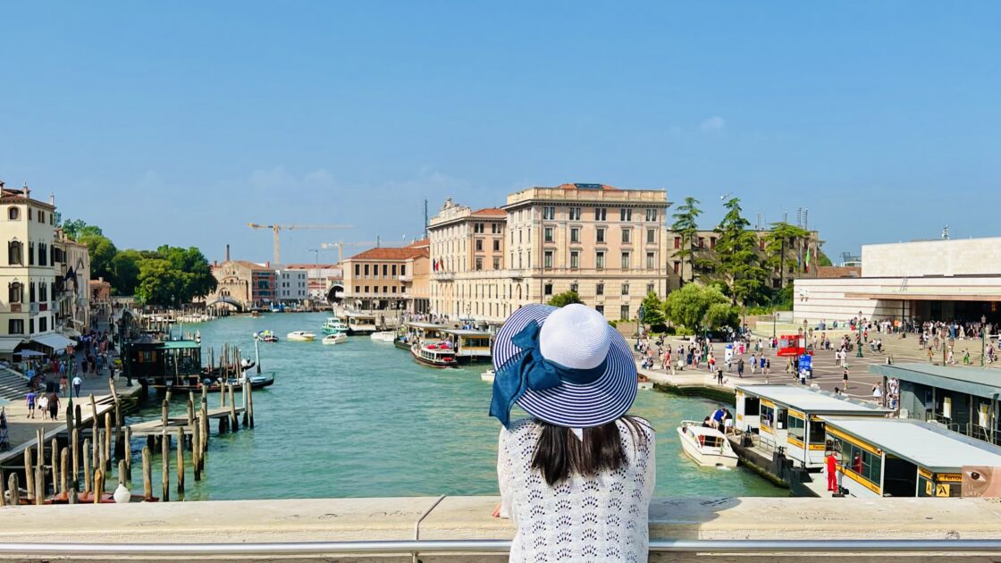 イタリアにある水の都ヴェネチアでの写真
