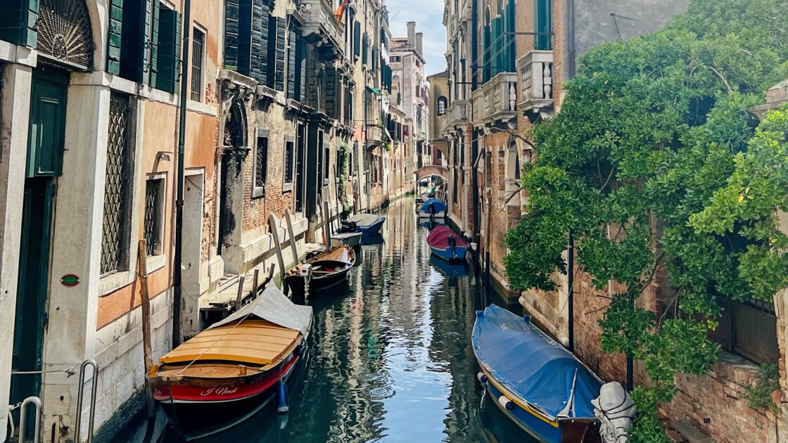イタリアにある水の都ヴェネチアでの写真