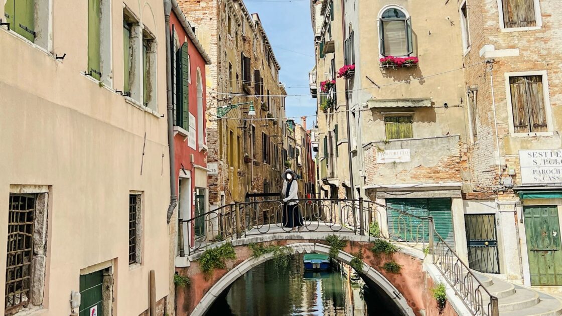 イタリアにある水の都ヴェネチアでの写真