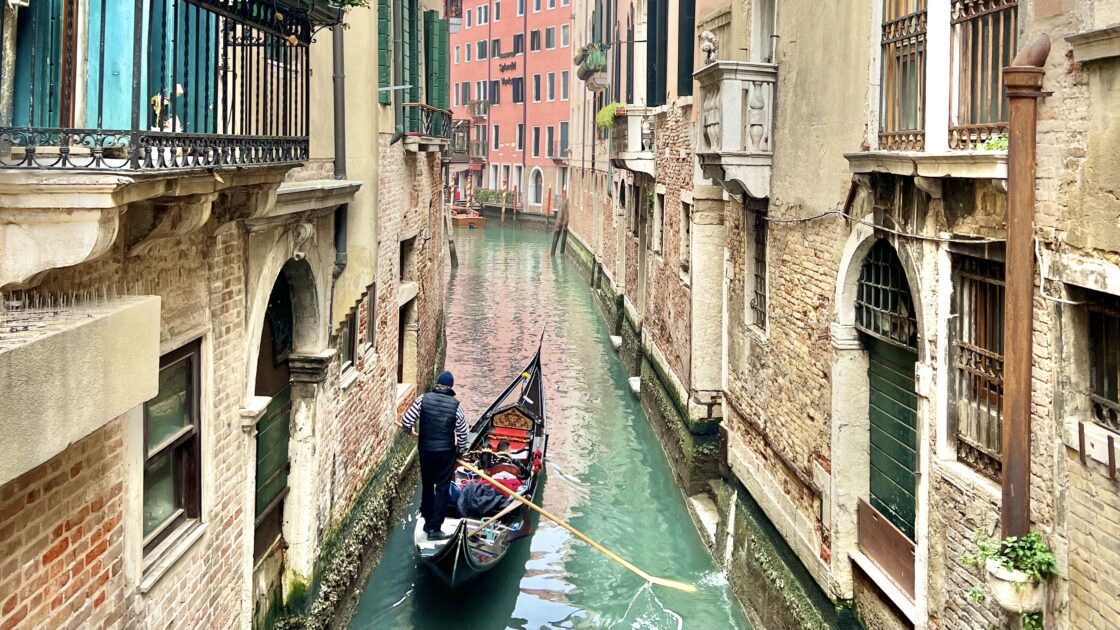 イタリアにある水の都ヴェネチアでの写真