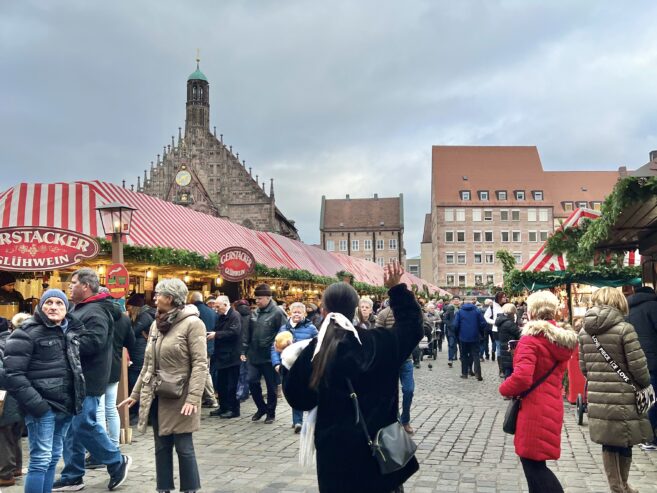 ドイツ、ニュルンベルク（Nuremberg, Germany）の広場