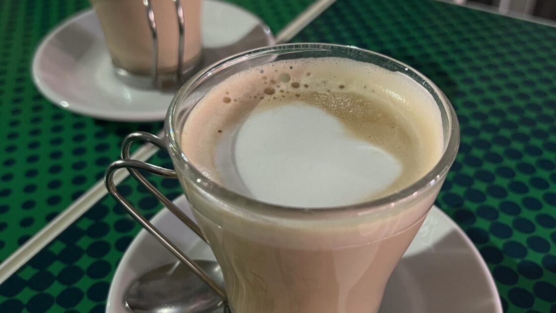 イタリアのリミニで飲んだカプチーノの写真