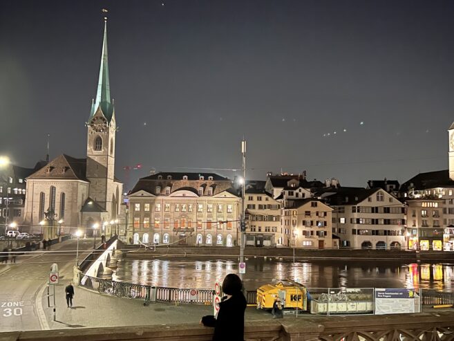スイス・チューリッヒ（Zurich, Switzerland）の夜景
