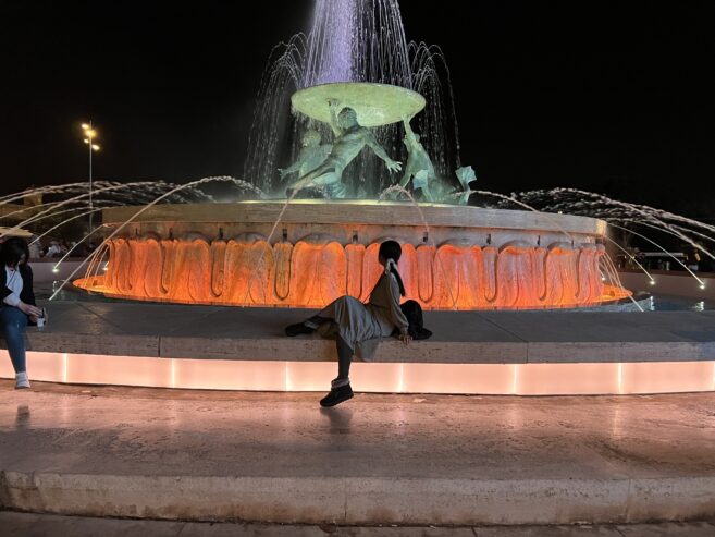 マルタ島、バレッタ　Valletta, Malta、噴水