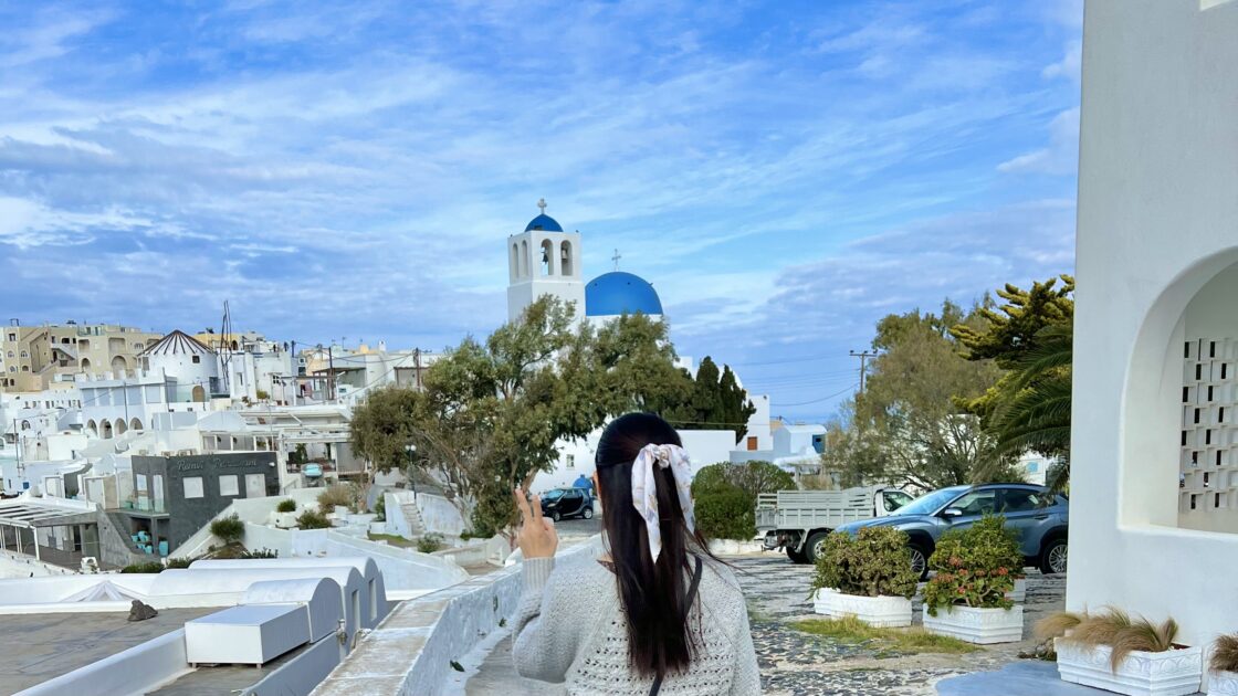 サントリーニ島 ティラ