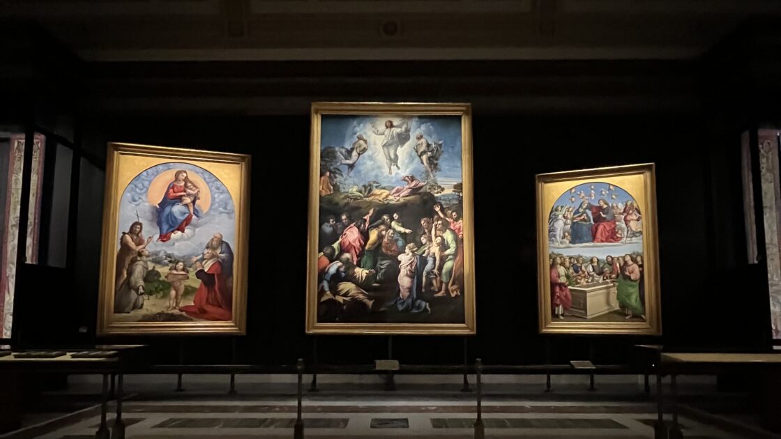 イタリアの首都ローマにあるヴァチカン市国の絵画