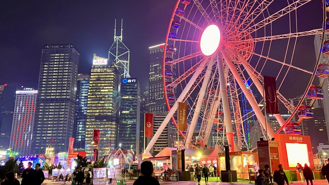 香港の街並みと夜景