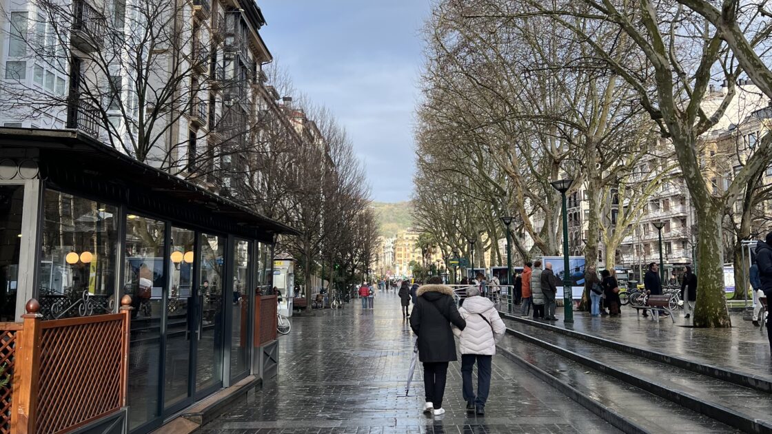 スペインのバスク地方の美食の街サンセバスティアンの街並み