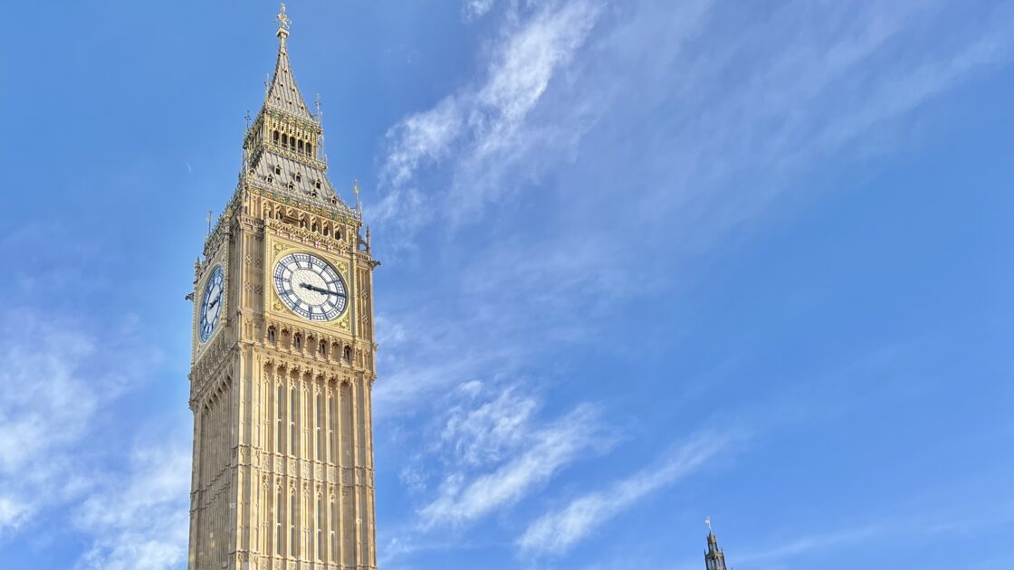 イギリスの首都ロンドンのビッグベン