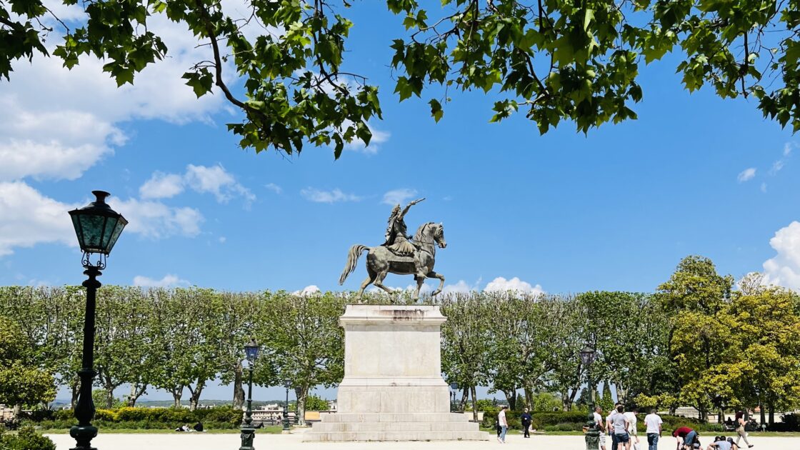 フランス南部の街モンペリエのPromenade du Peyrou