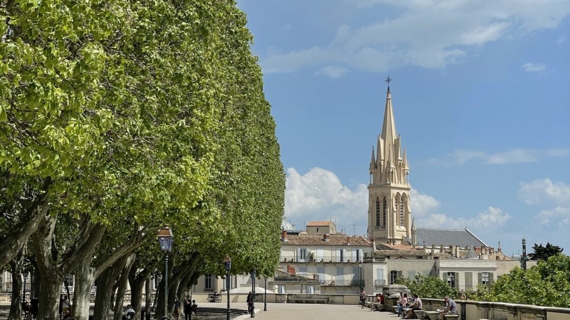 フランス南部の街モンペリエのPromenade du Peyrou