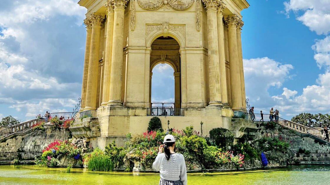 フランス南部の街モンペリエのPromenade du Peyrou