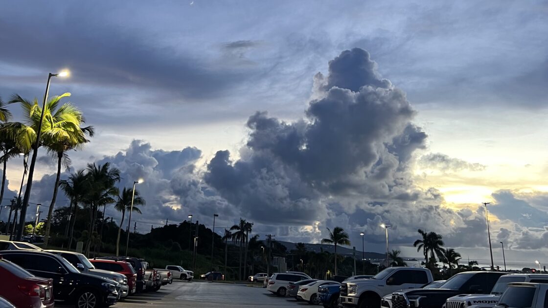 グアムの入道雲