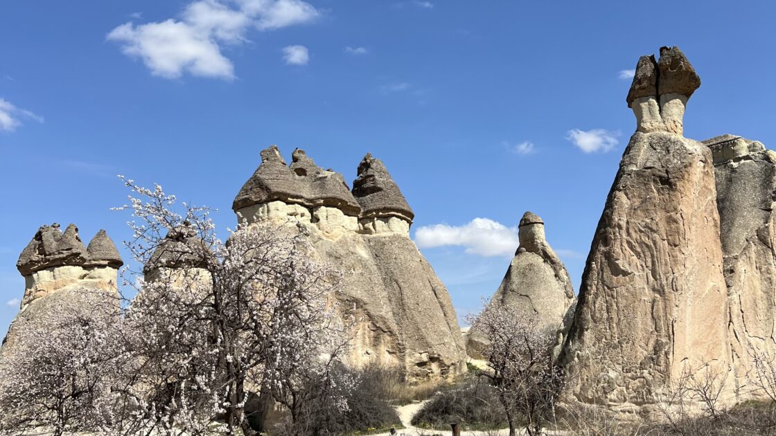 トルコの世界遺産カッパドキアの風景と奇形群