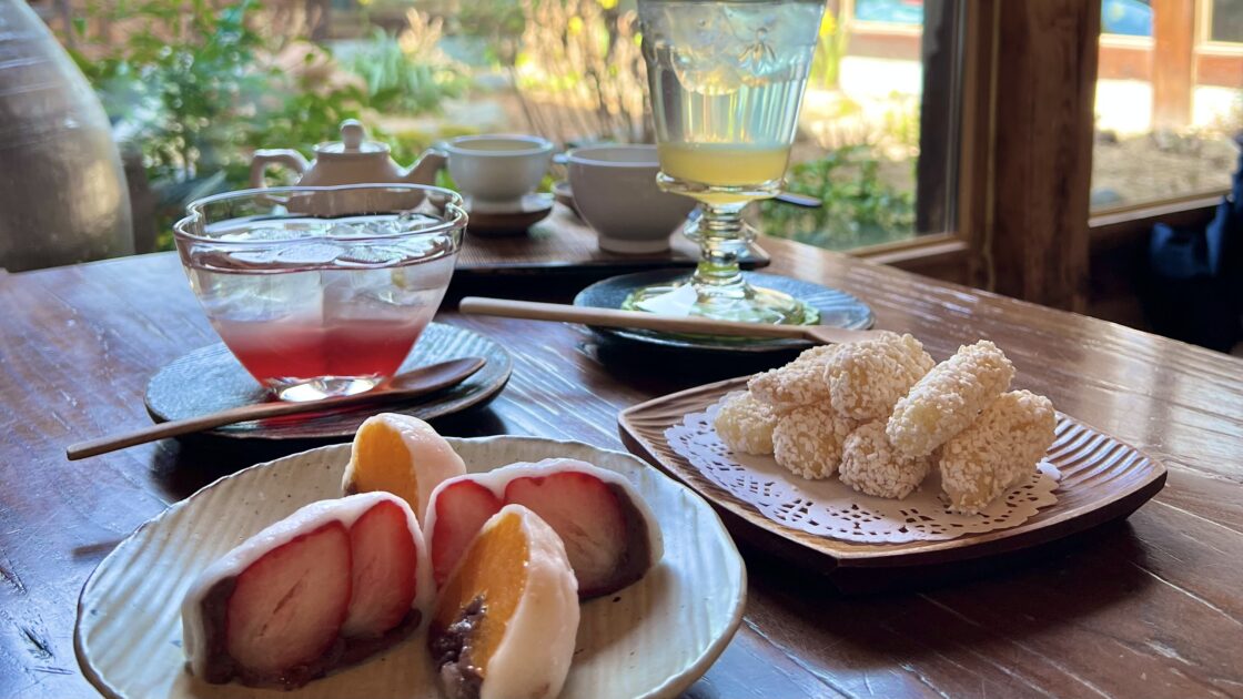 韓国の首都ソウルのお茶菓子屋さん