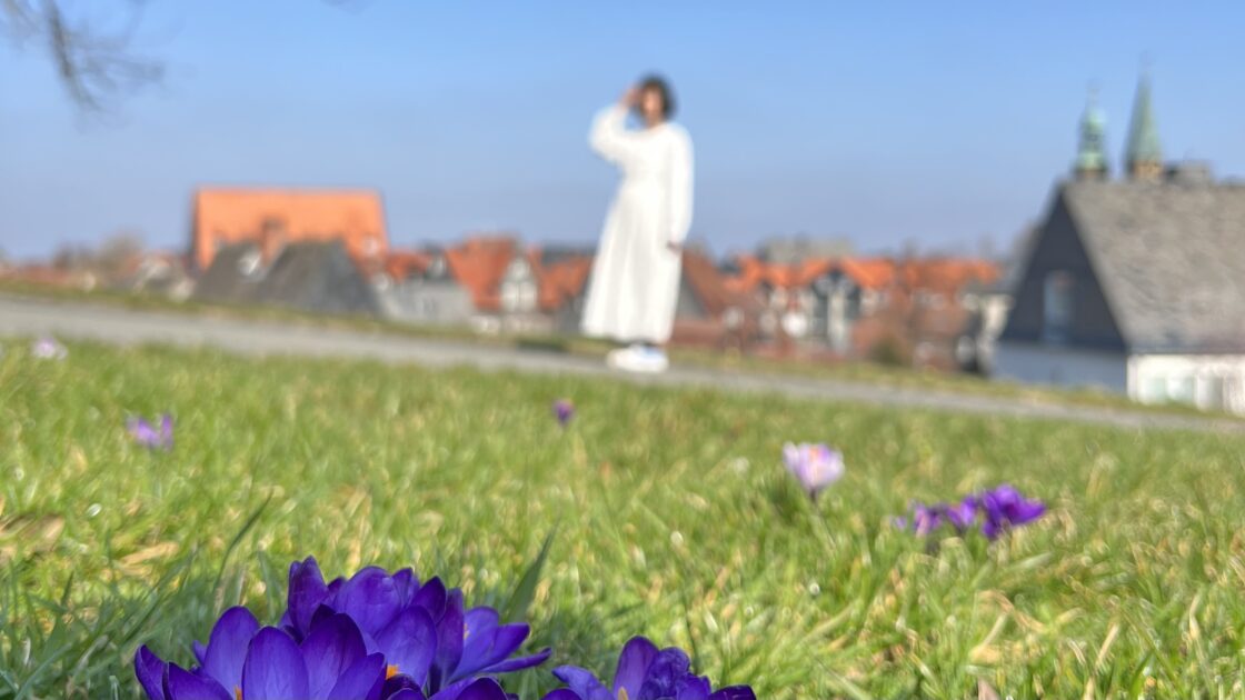 ドイツのハルツ地方にある世界遺産の街ゴスラーの皇帝居城とはるカタルーニャ