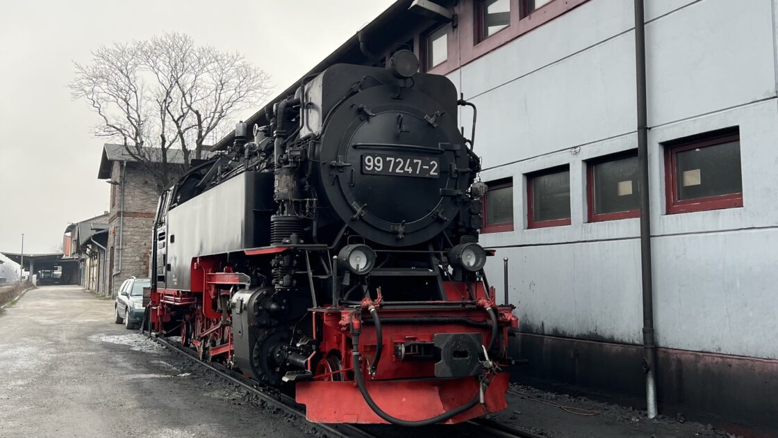 ドイツのハルツ地方にある魔女の街ヴェルニゲローデのブロッケン山へ行く機関車