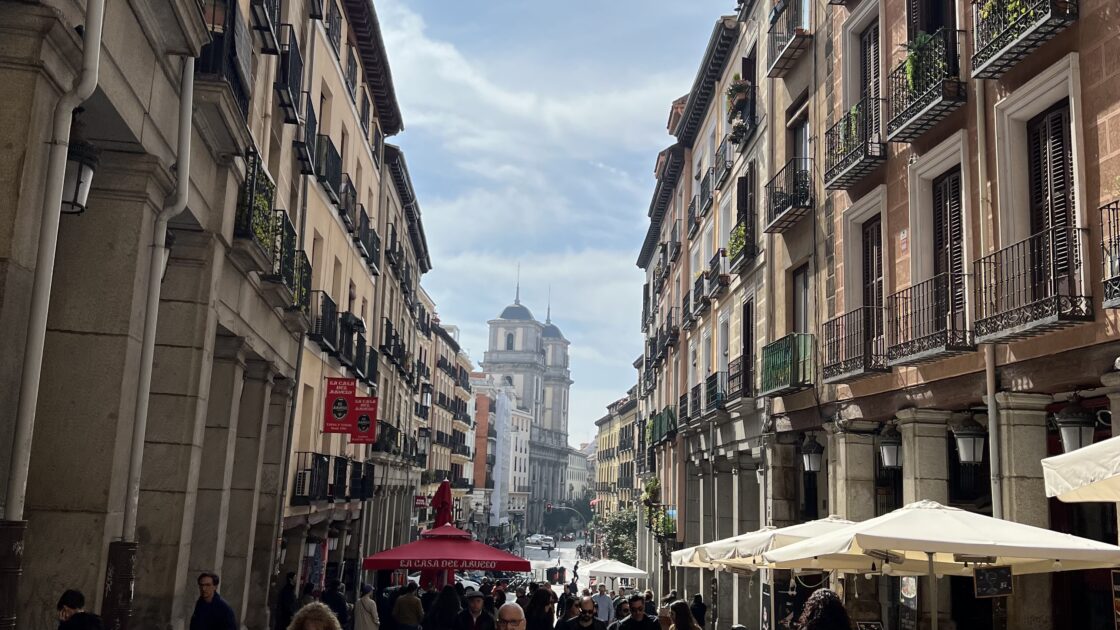 スペインの首都マドリードの街並み