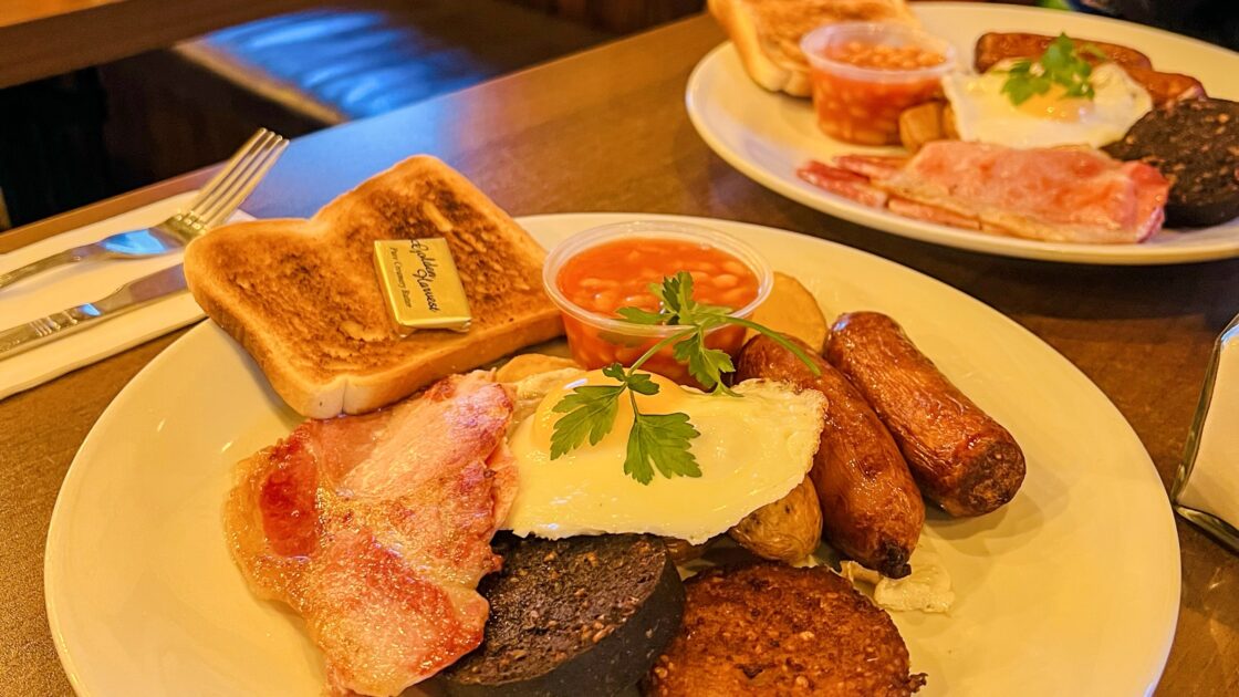アイルランドの首都ダブリンの名物モーニングプレート