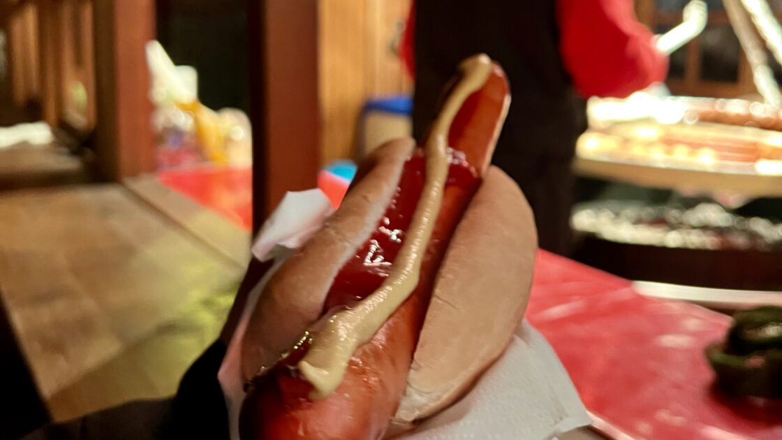 ベルリンのクリスマスマーケットで食べたソーセージ