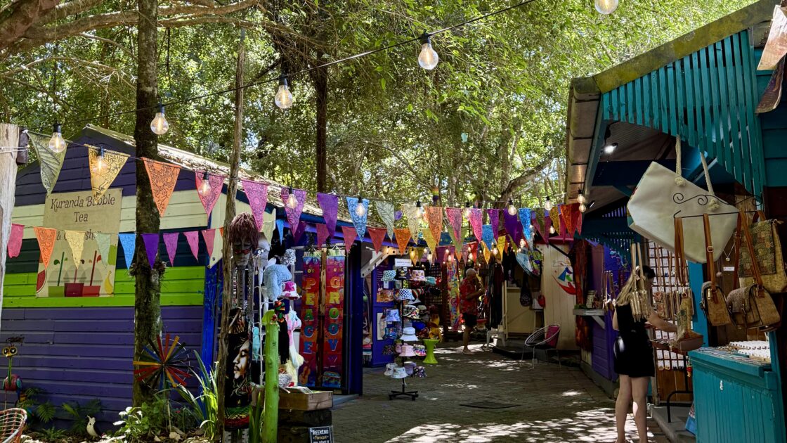 ケアンズのキュランダ村の景色