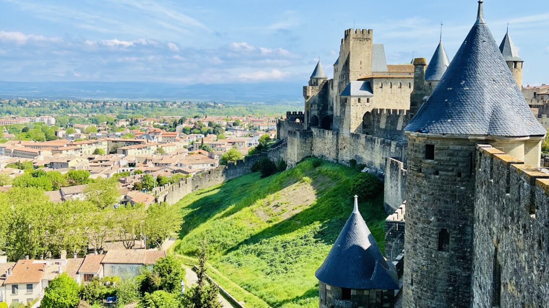 フランス南部のカルカッソンヌの城壁