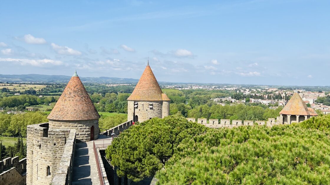 フランス南部のカルカッソンヌの城壁