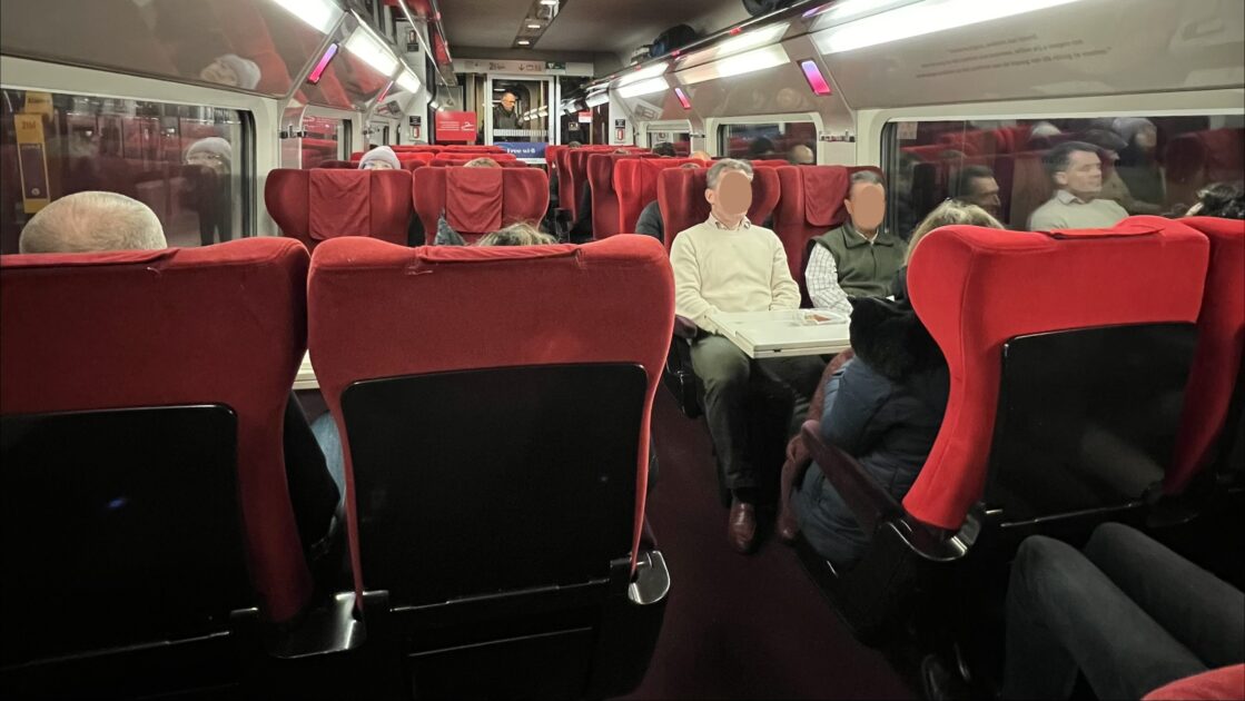 ユーロスターの座席