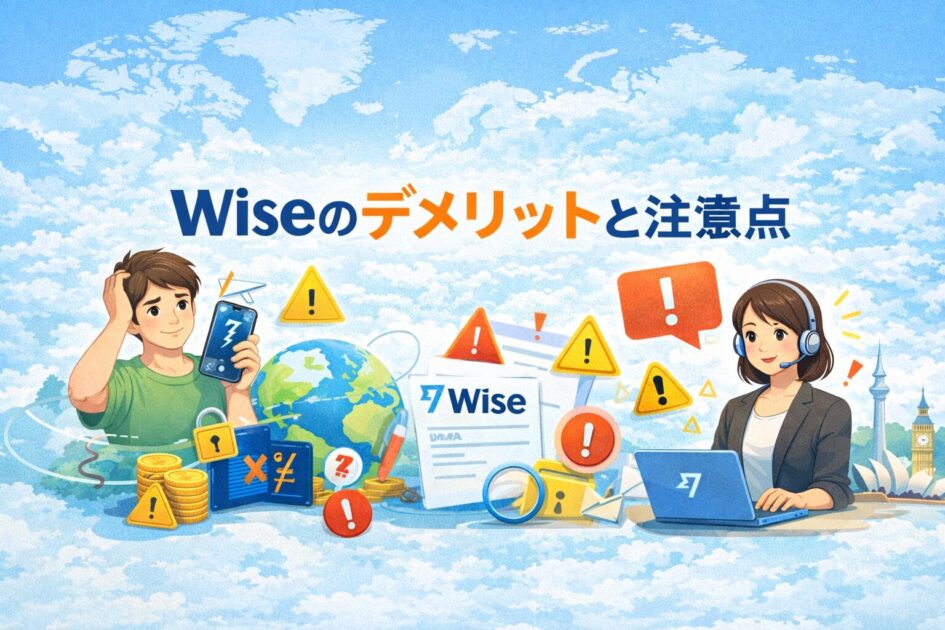 Wiseのデメリットと注意点（正直に書きます）