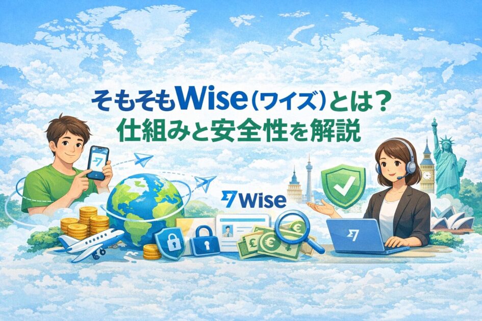 そもそもWise（ワイズ）とは？仕組みと安全性を解説
