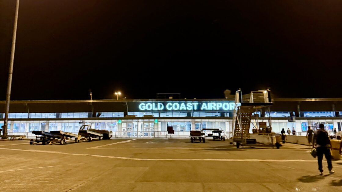 オーストラリアのゴールドコーストの空港