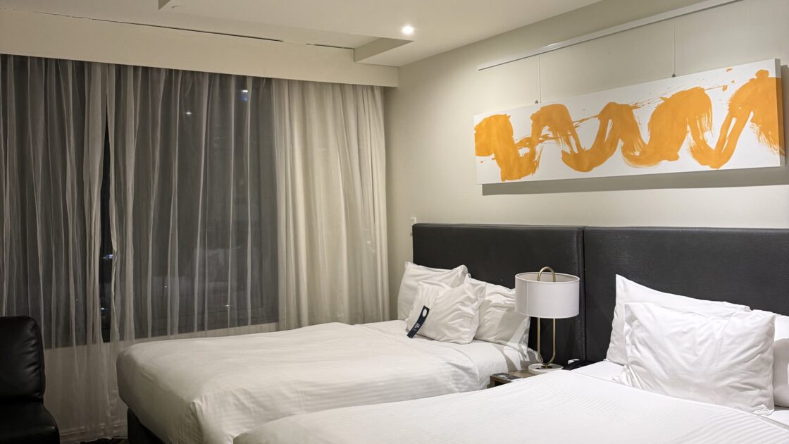 オーストラリアのゴールドコーストのvocoホテルの部屋