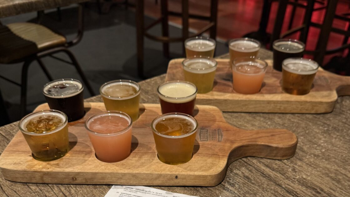 オーストラリアのゴールドコーストのレストラン「house of brews」のビール