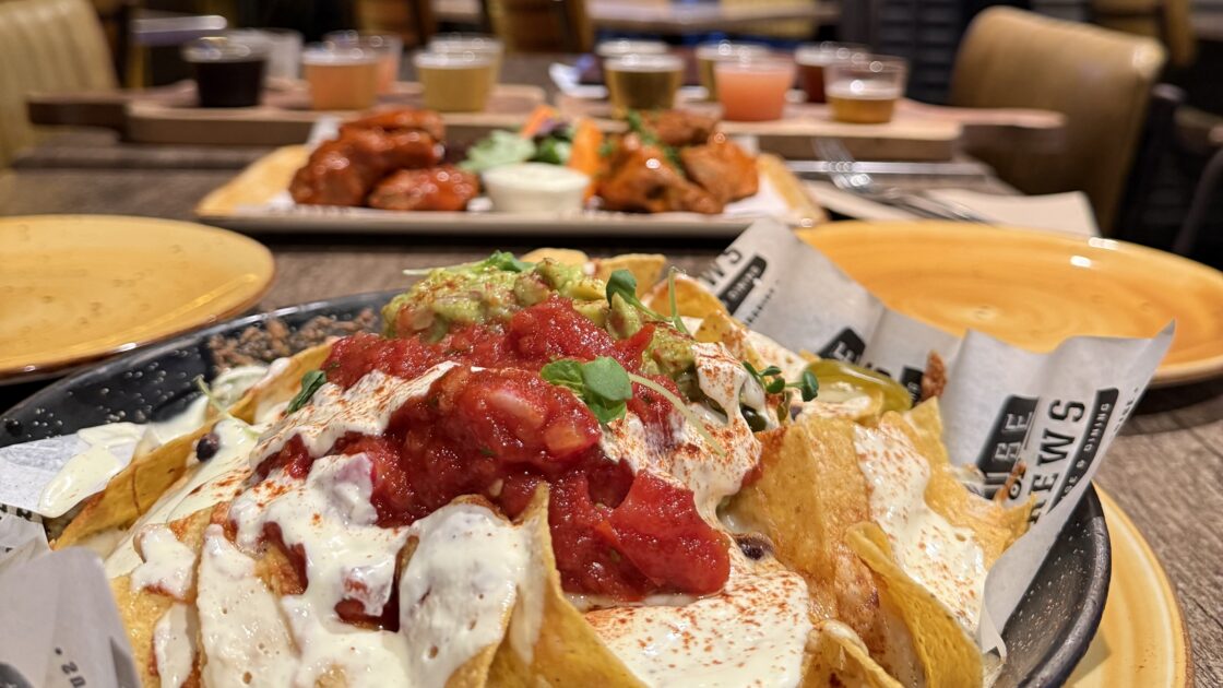 オーストラリアのゴールドコーストのレストラン「house of brews」のナチョス