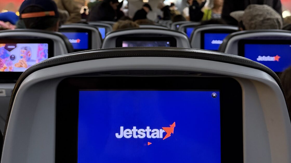 ジェットスター航空の機内
